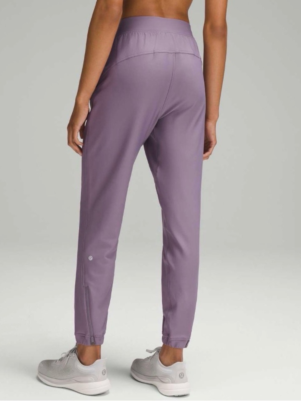 Lululemon Adapted State High-Rise Fleece Jogger Full Length Purple Ash Size 8